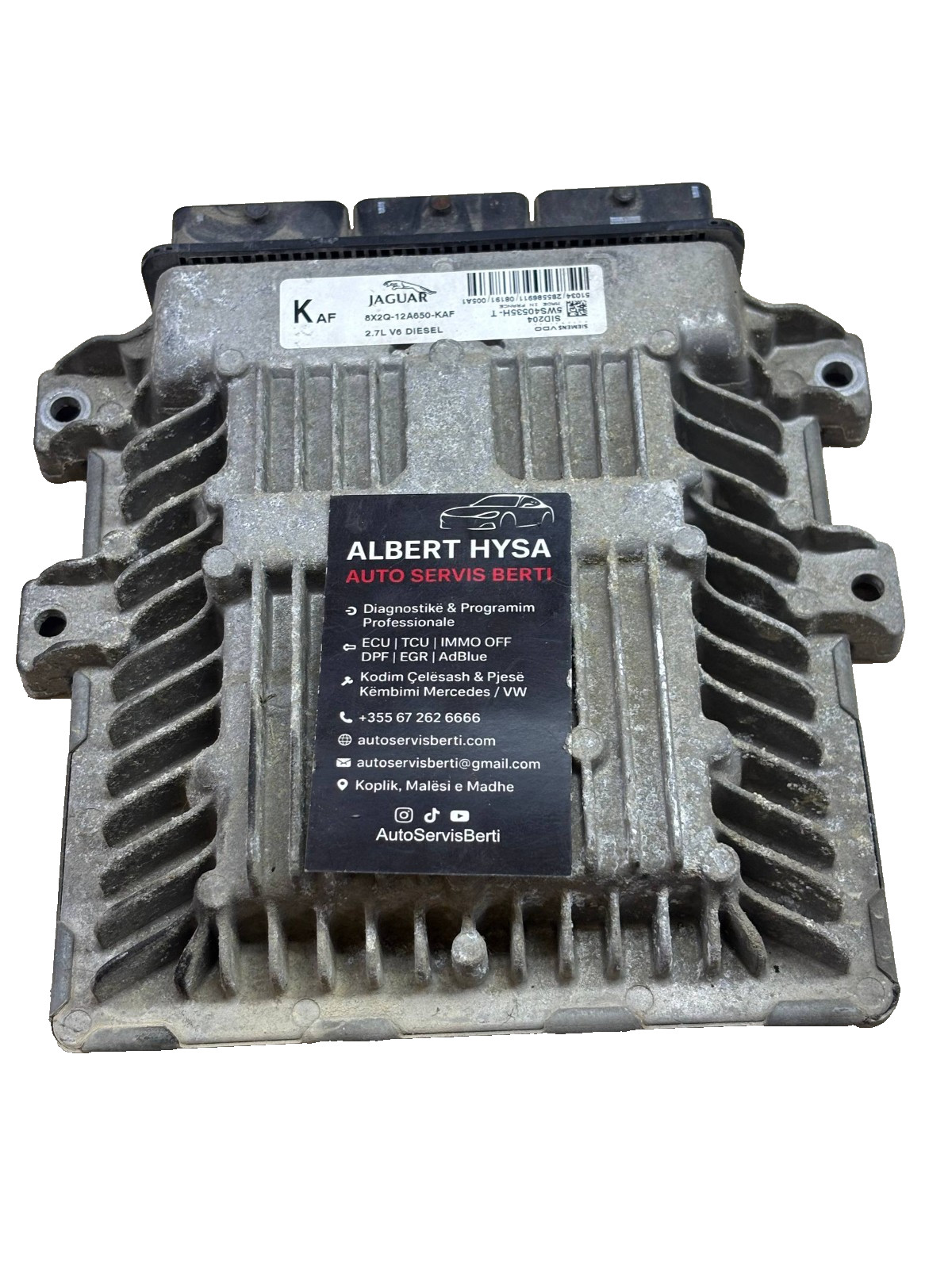 Jaguar ECU 8X2Q-12A650-KAF 2.7 V6 Diesel Siemens VDO Engine Control Unit
