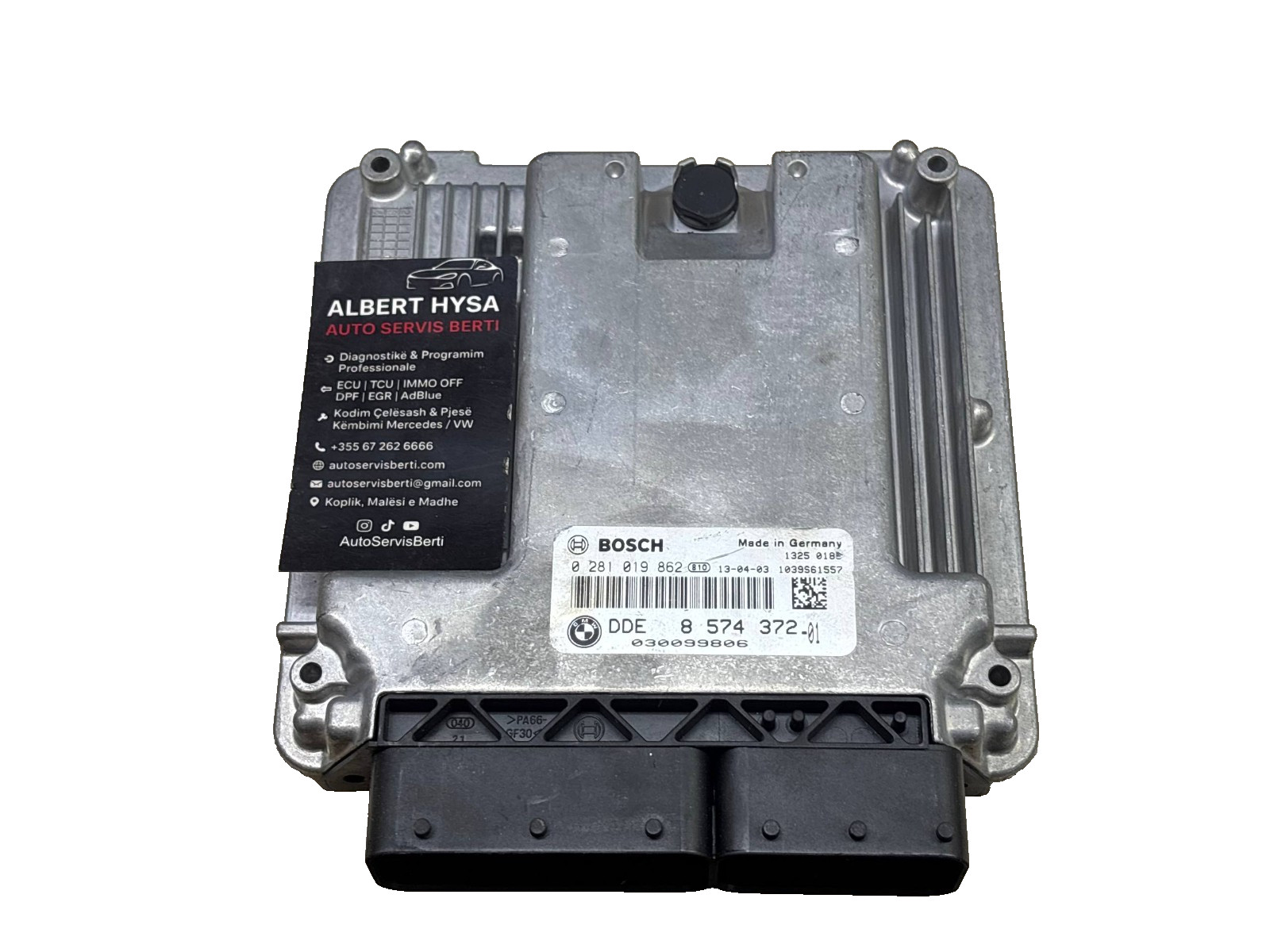 BMW ECU DDE 8574372 Bosch 0281019862 Engine Control Unit Diesel Made in Germany