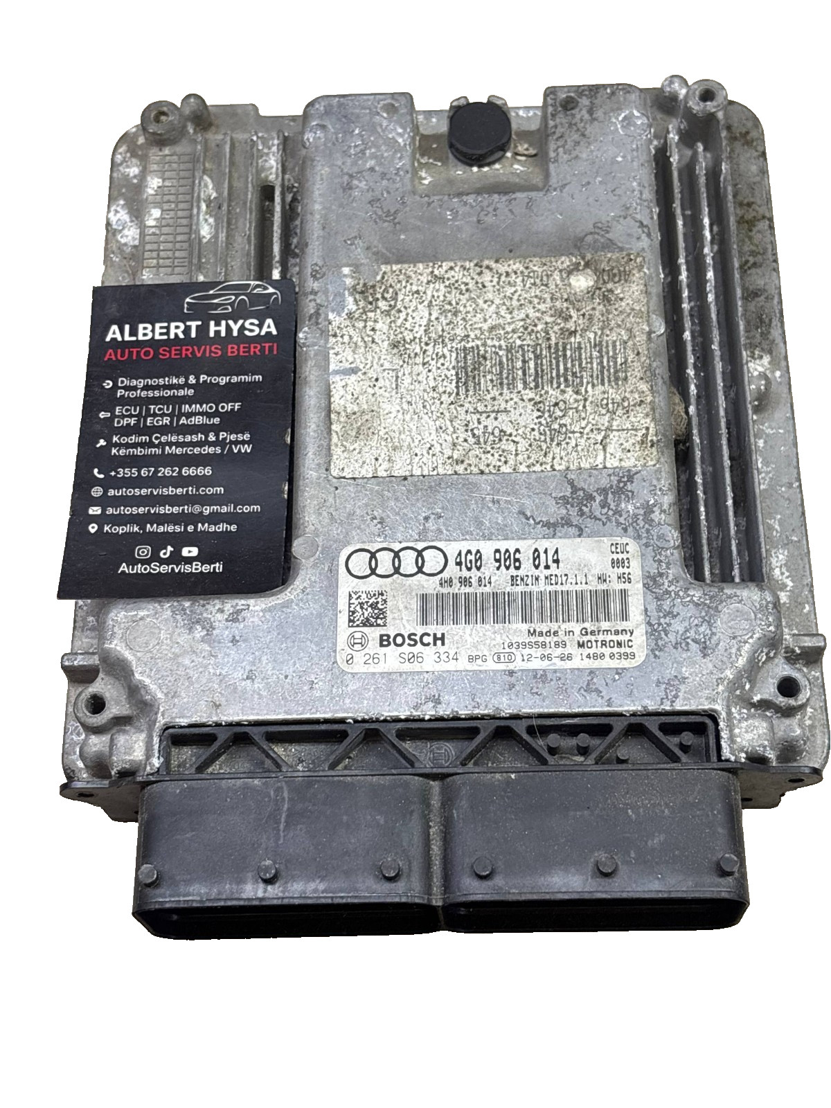 Audi ECU 4G0906014 Bosch 0261S06334 Engine Control Unit MED17 Petrol A6 A7