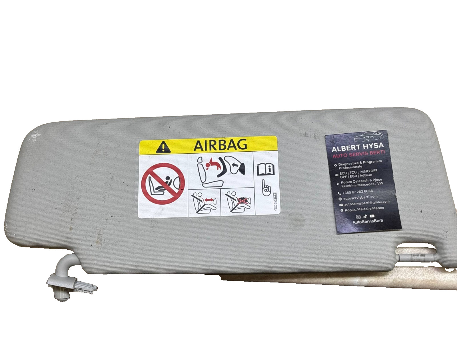 VW Golf MK7 Sun Visor Grey 5G0010844A OEM