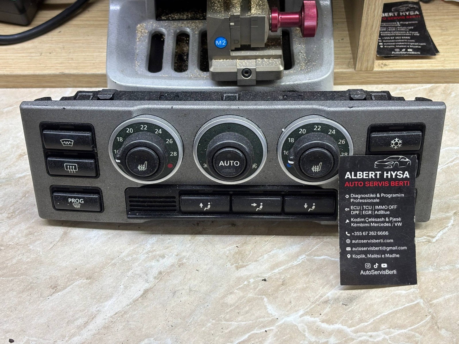 Range Rover L322 Climate Control Panel Heated Seats JFC00037APUV OEM