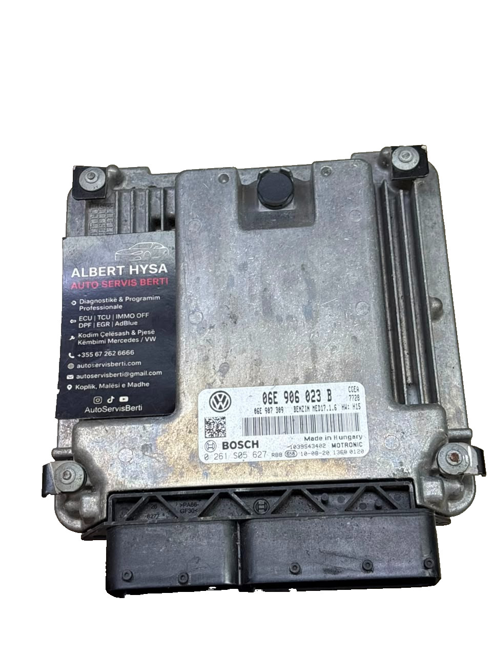 Volkswagen VW Engine ECU 06E906023B Bosch MED17.1.6 0261S05627 OEM