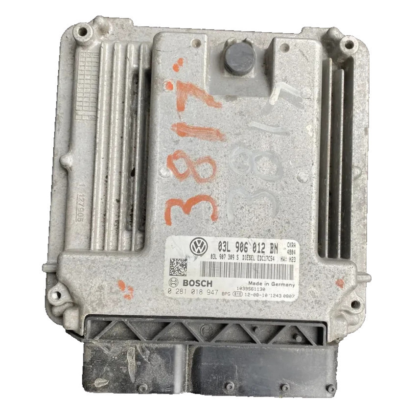 Volkswagen VW Engine ECU 03L906012BN Bosch EDC17C54 0281018947 OEM