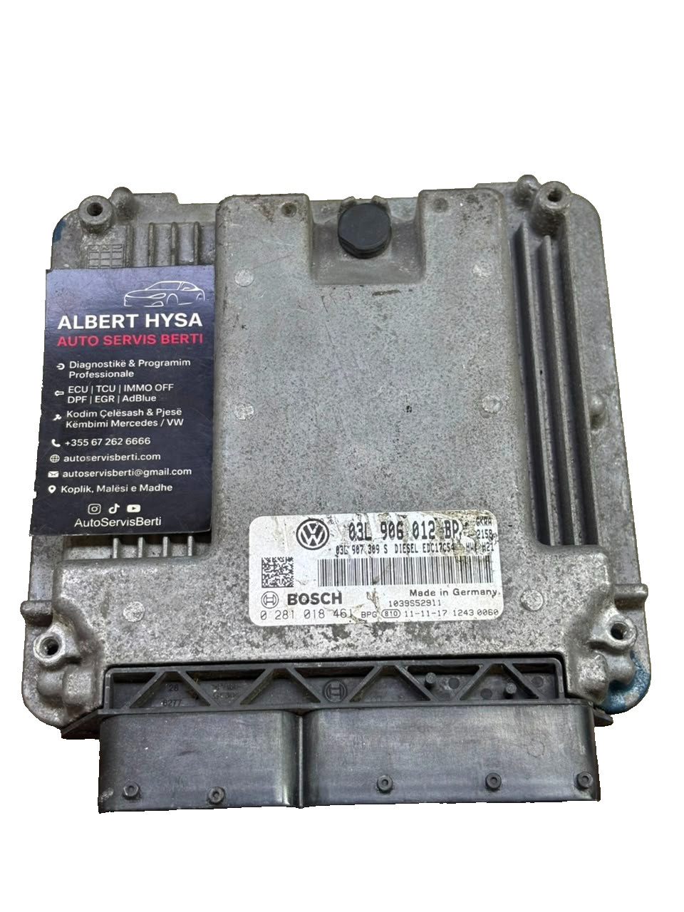 Volkswagen VW Engine ECU 03L906012BP Bosch EDC17C54 0281018461 OEM